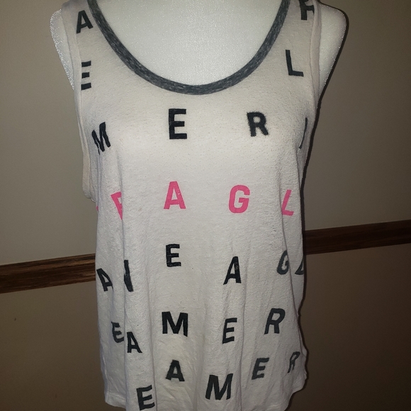 Misses sz M American Eagle Shirt Tank top Y2K - Picture 3 of 4